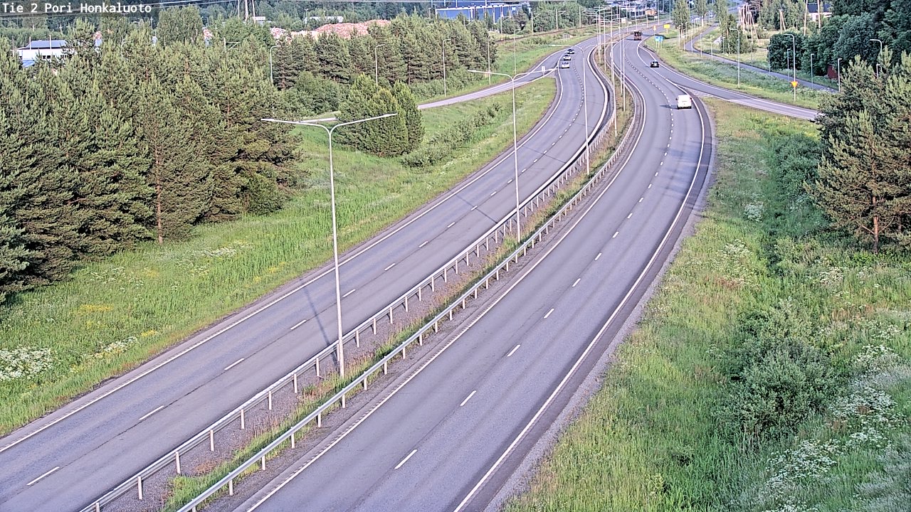 Kelikamerat Kuva Tie 2 Pori, Honkaluoto, Pori, Satakunta
