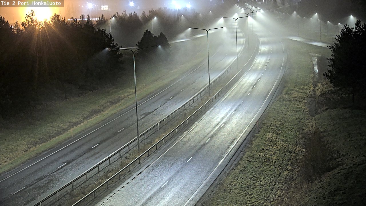 Weather Camera Image Väg 2 Björneborg, Honkaluoto, Pori, Satakunta