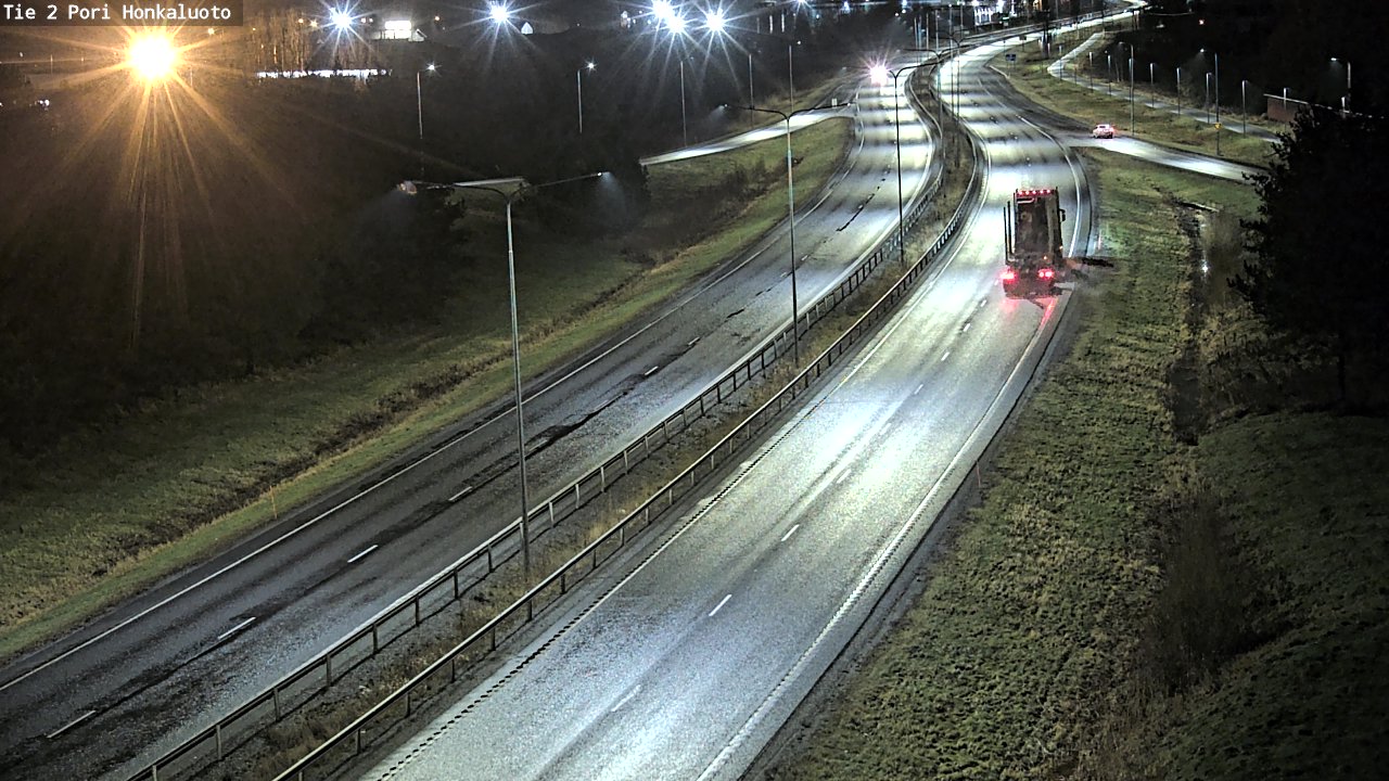 Weather Camera Image Väg 2 Björneborg, Honkaluoto, Pori, Satakunta