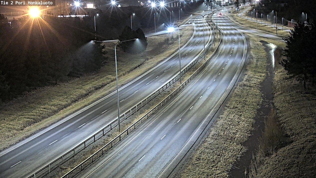 Weather Camera Image Road 2 Pori, Honkaluoto, Pori, Satakunta