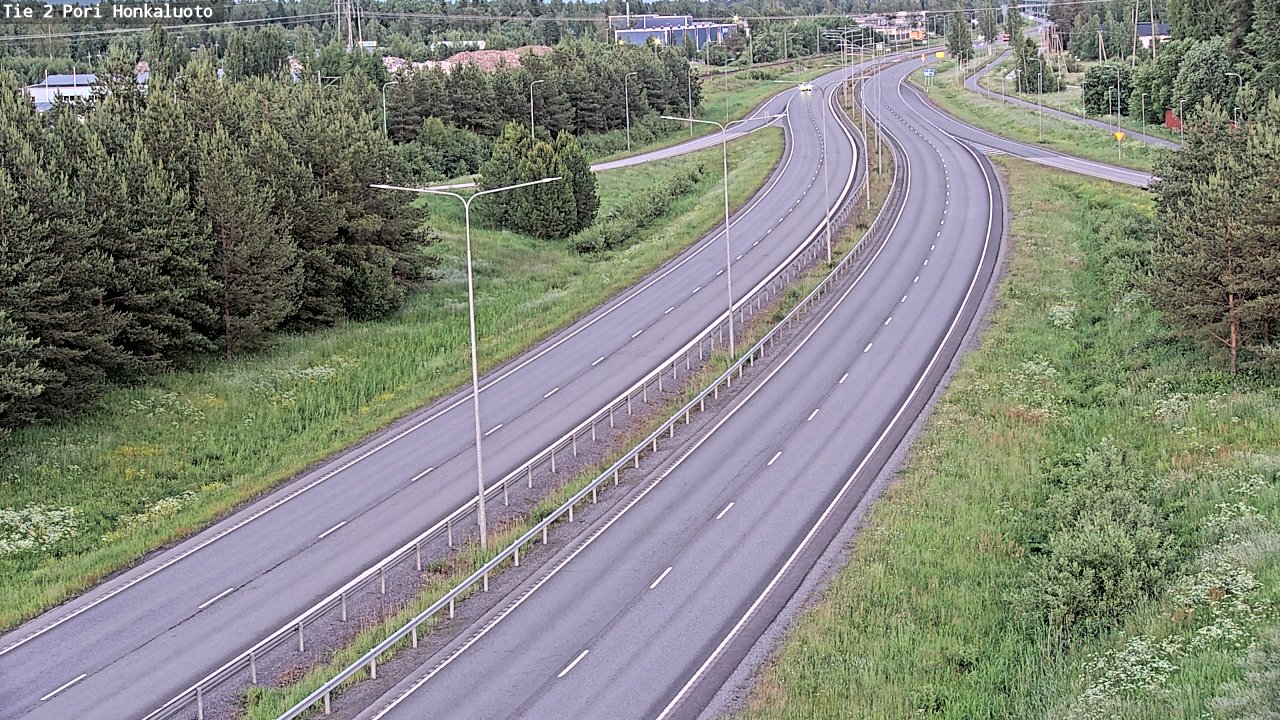 Kelikamerat Kuva Tie 2 Pori, Honkaluoto, Pori, Satakunta