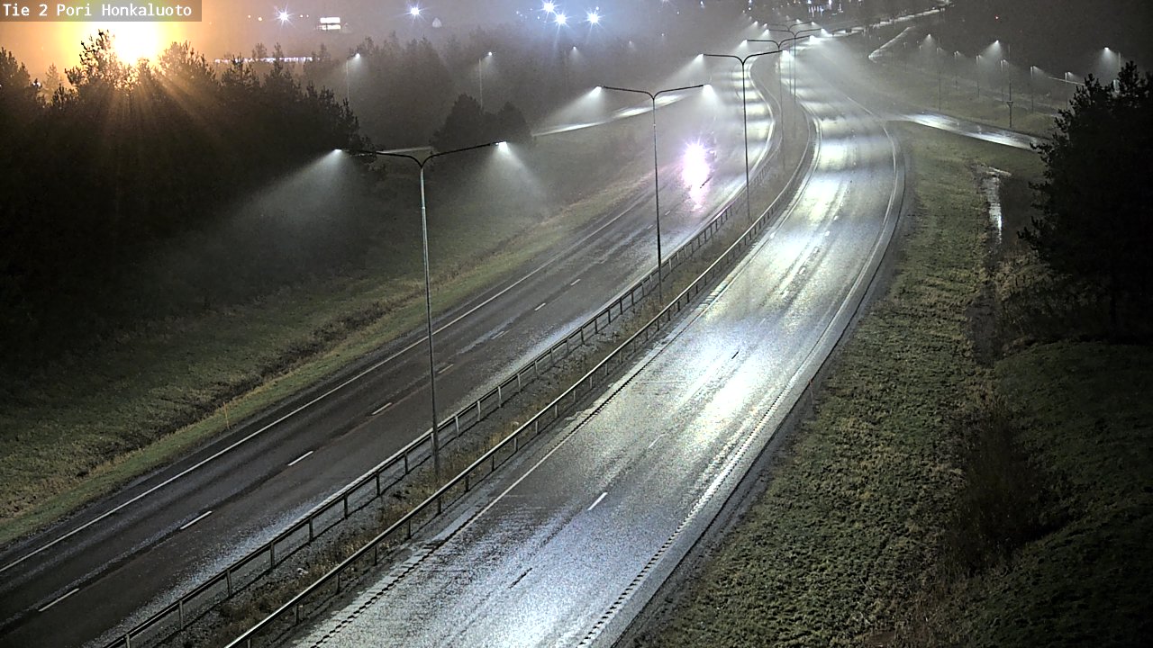 Weather Camera Image Väg 2 Björneborg, Honkaluoto, Pori, Satakunta