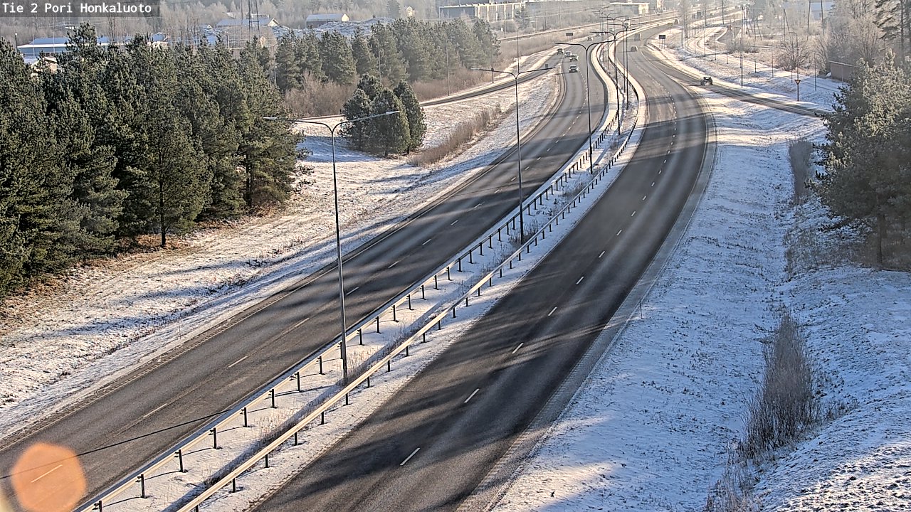 Weather Camera Image Road 2 Pori, Honkaluoto, Pori, Satakunta