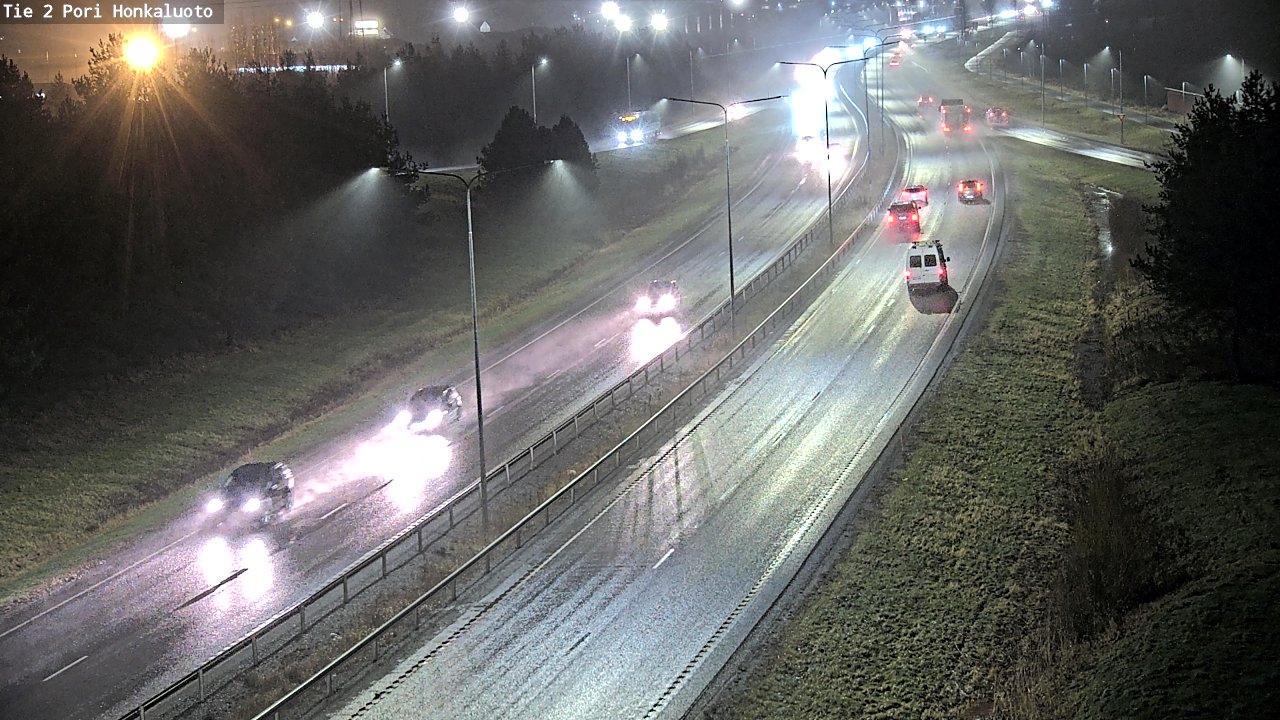 Weather Camera Image Väg 2 Björneborg, Honkaluoto, Pori, Satakunta