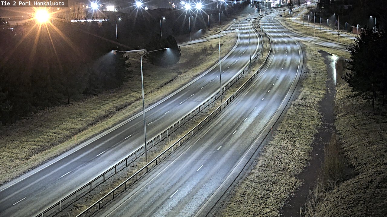 Weather Camera Image Road 2 Pori, Honkaluoto, Pori, Satakunta