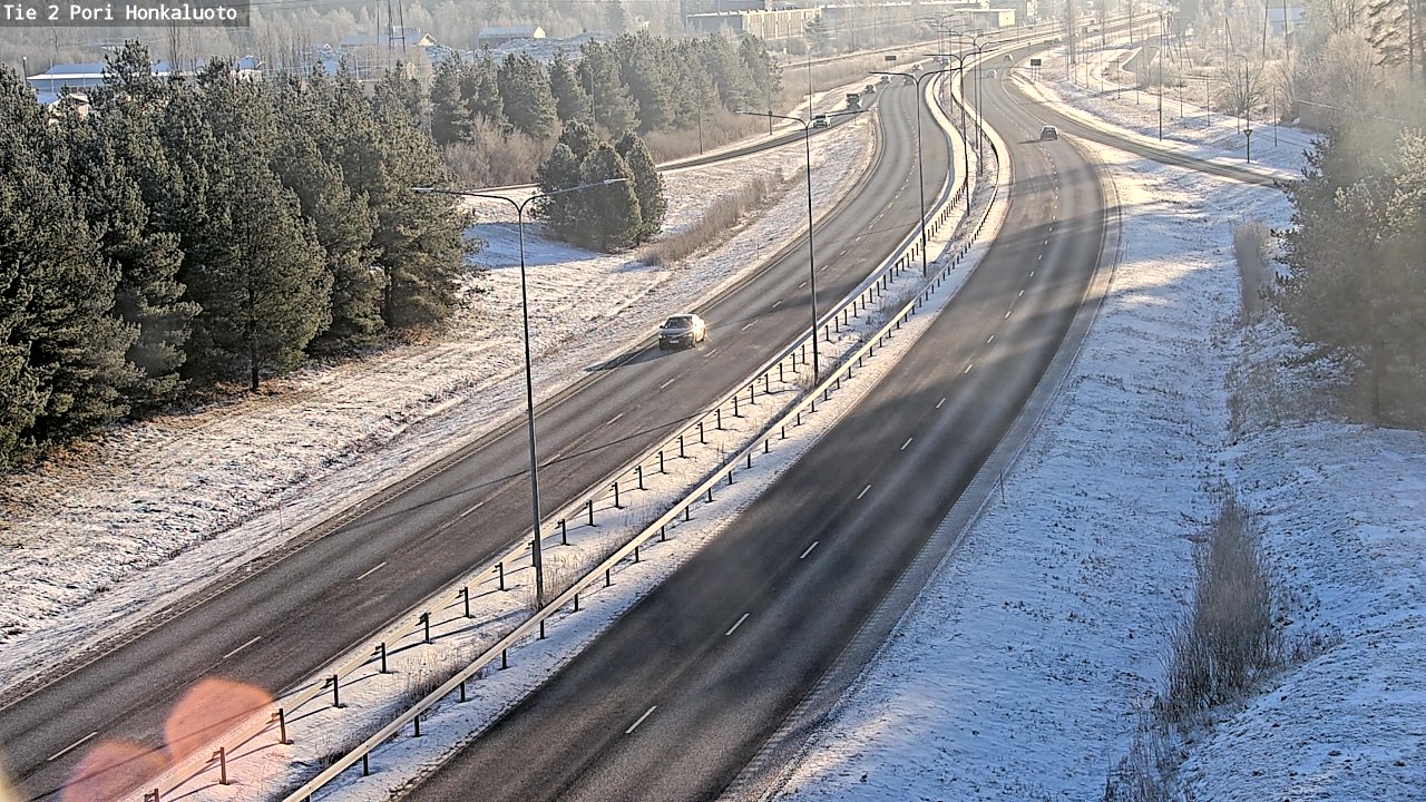 Weather Camera Image Road 2 Pori, Honkaluoto, Pori, Satakunta