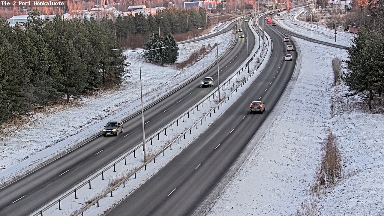 Weather Camera Image Road 2 Pori, Honkaluoto, Pori, Satakunta