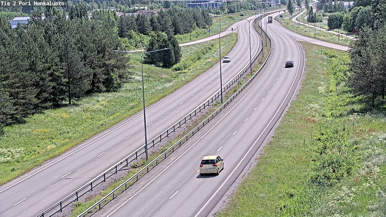 Weather Camera Image Väg 2 Björneborg, Honkaluoto, Pori, Satakunta