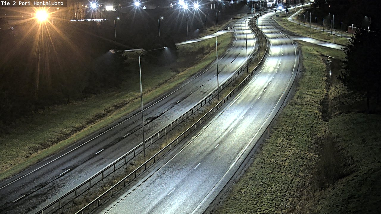 Weather Camera Image Väg 2 Björneborg, Honkaluoto, Pori, Satakunta