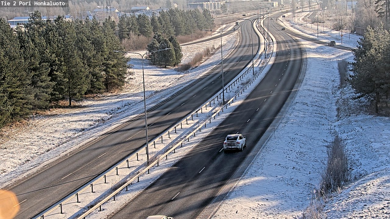Weather Camera Image Road 2 Pori, Honkaluoto, Pori, Satakunta