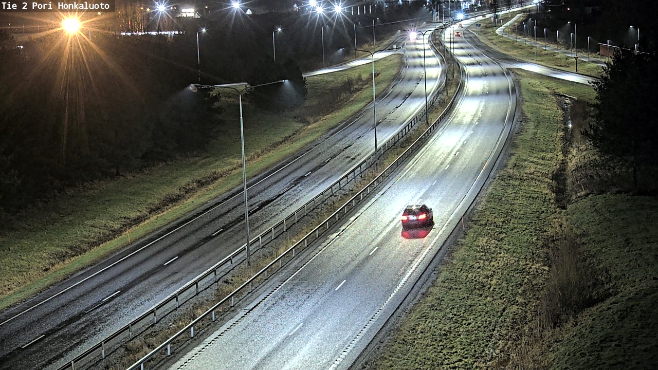 Weather Camera Image Väg 2 Björneborg, Honkaluoto, Pori, Satakunta