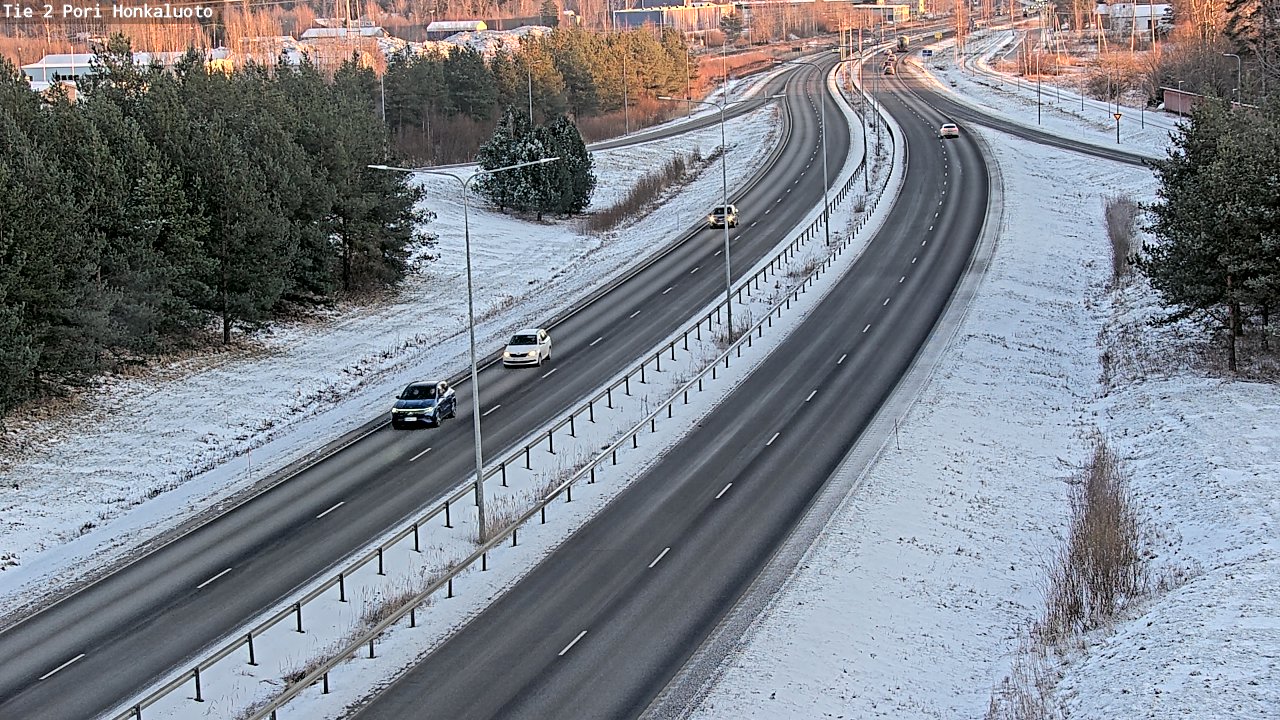 Weather Camera Image Road 2 Pori, Honkaluoto, Pori, Satakunta