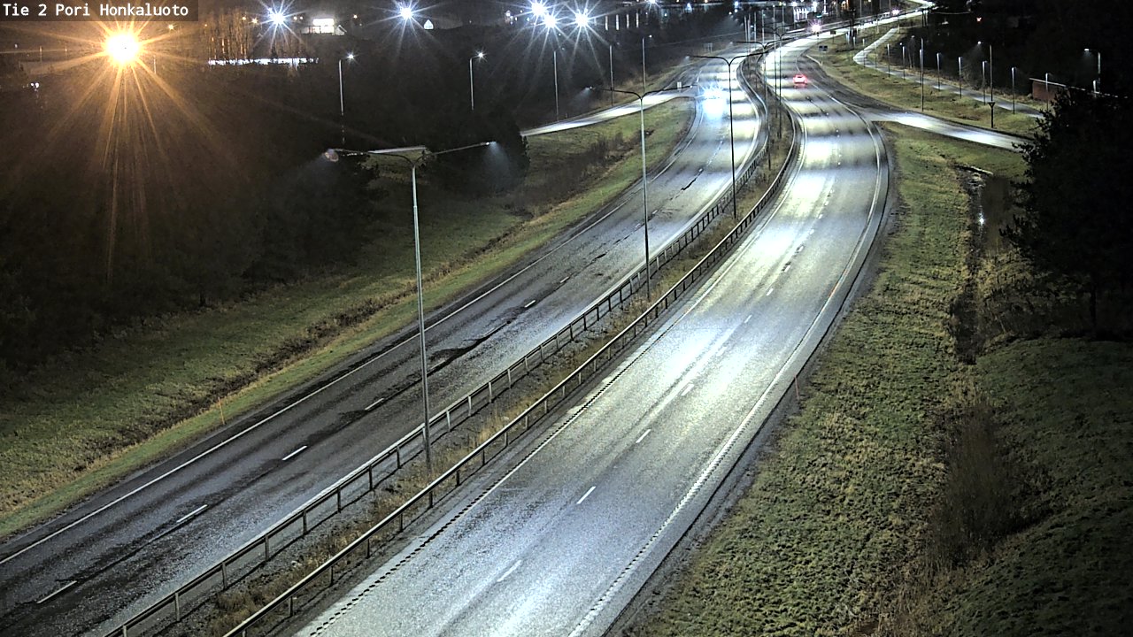 Weather Camera Image Väg 2 Björneborg, Honkaluoto, Pori, Satakunta