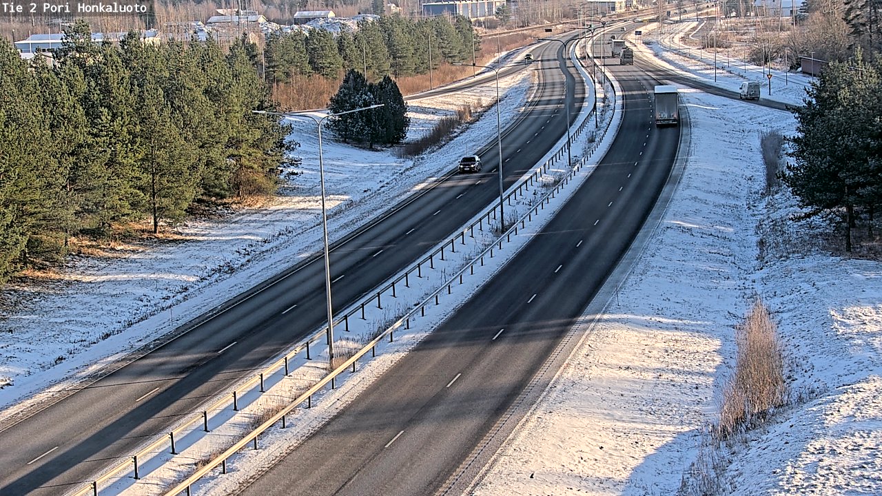 Weather Camera Image Road 2 Pori, Honkaluoto, Pori, Satakunta