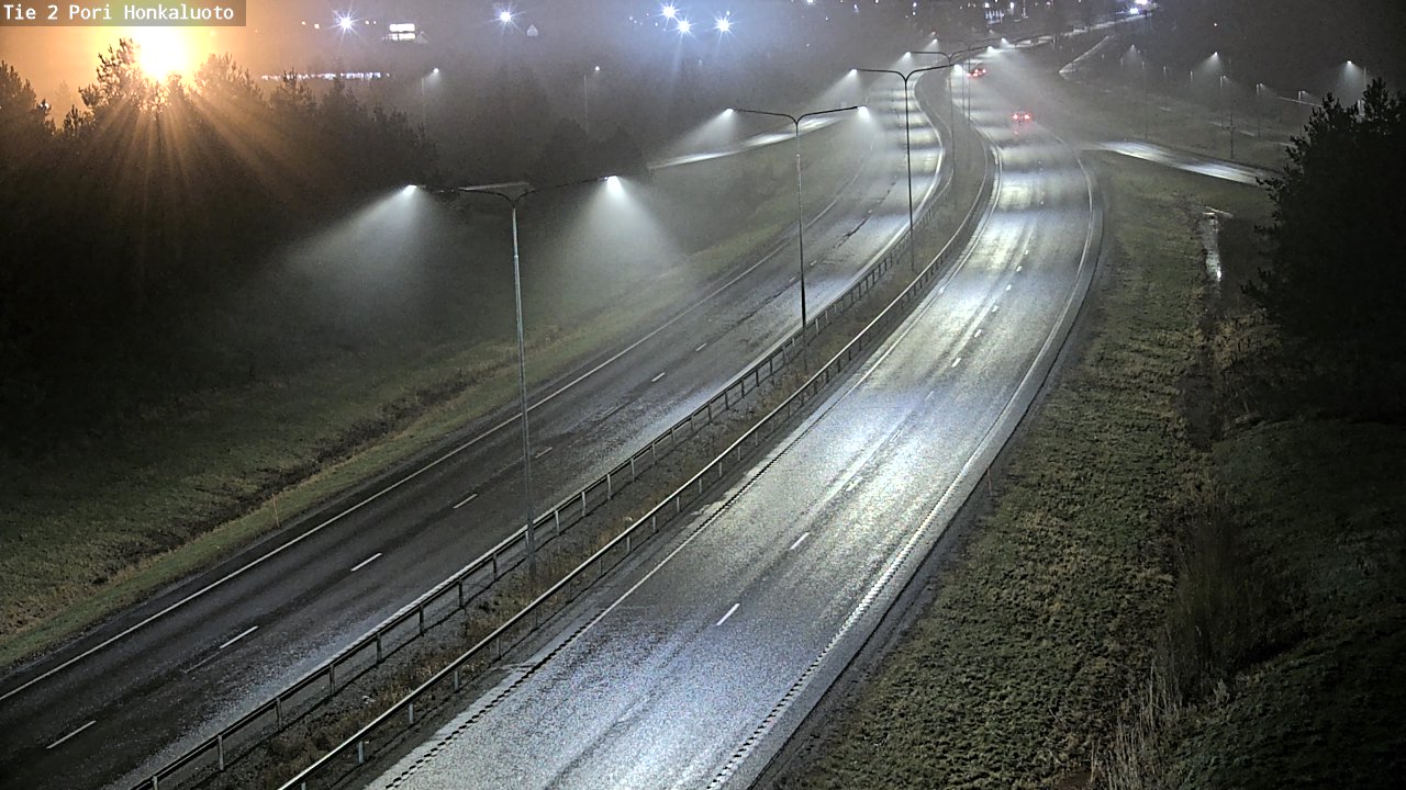 Weather Camera Image Väg 2 Björneborg, Honkaluoto, Pori, Satakunta