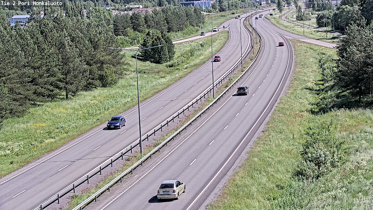 Weather Camera Image Väg 2 Björneborg, Honkaluoto, Pori, Satakunta