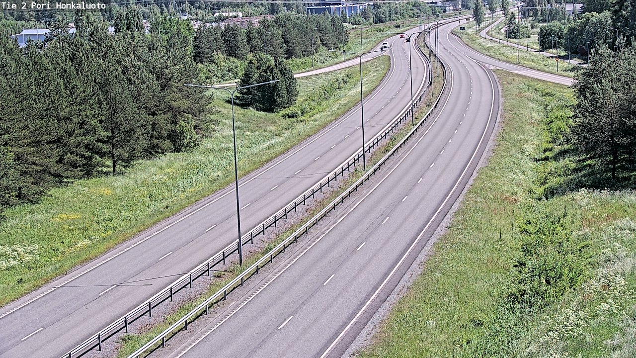 Weather Camera Image Väg 2 Björneborg, Honkaluoto, Pori, Satakunta
