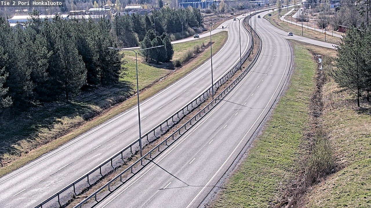 Kelikamerat Kuva Tie 2 Pori, Honkaluoto, Pori, Satakunta