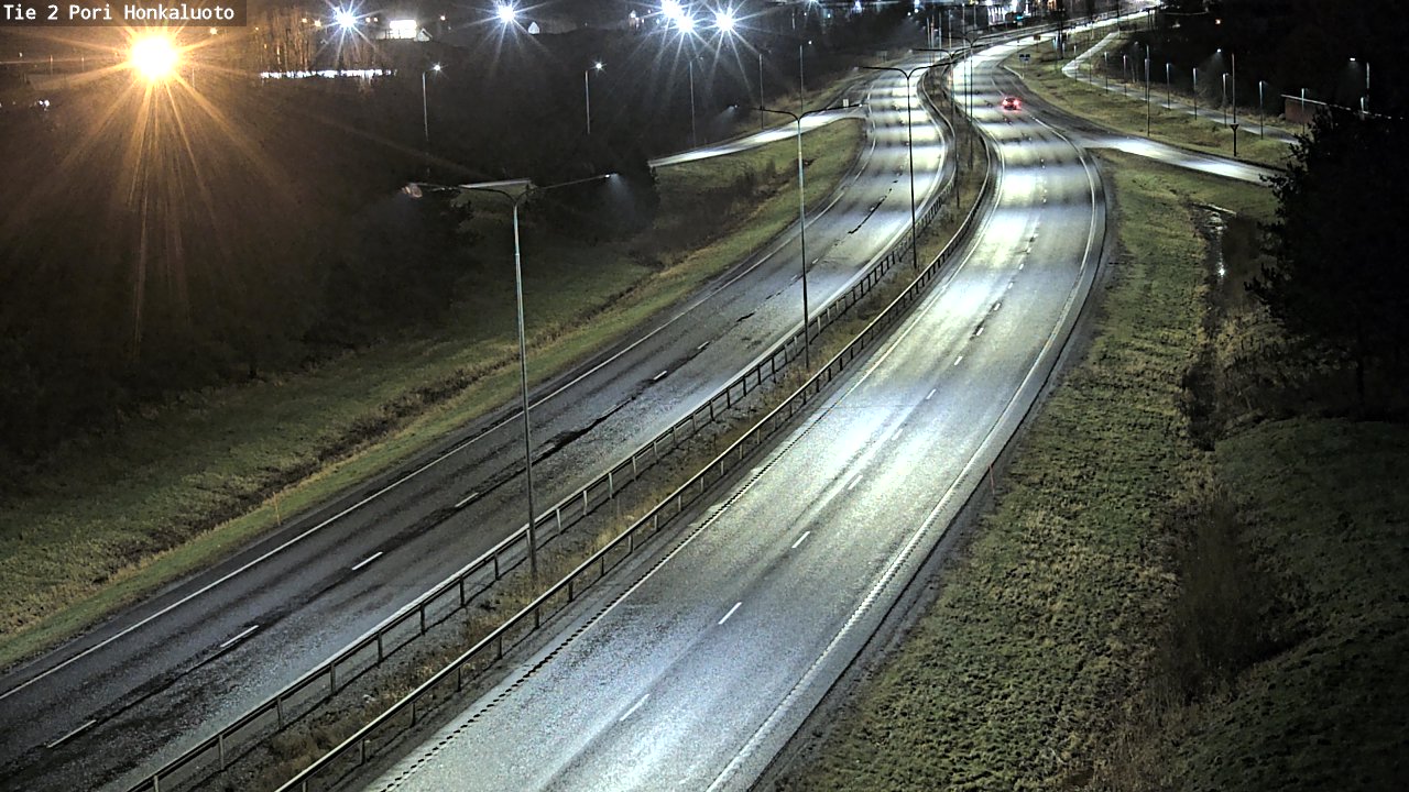 Weather Camera Image Väg 2 Björneborg, Honkaluoto, Pori, Satakunta