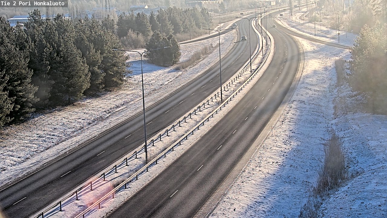 Weather Camera Image Road 2 Pori, Honkaluoto, Pori, Satakunta