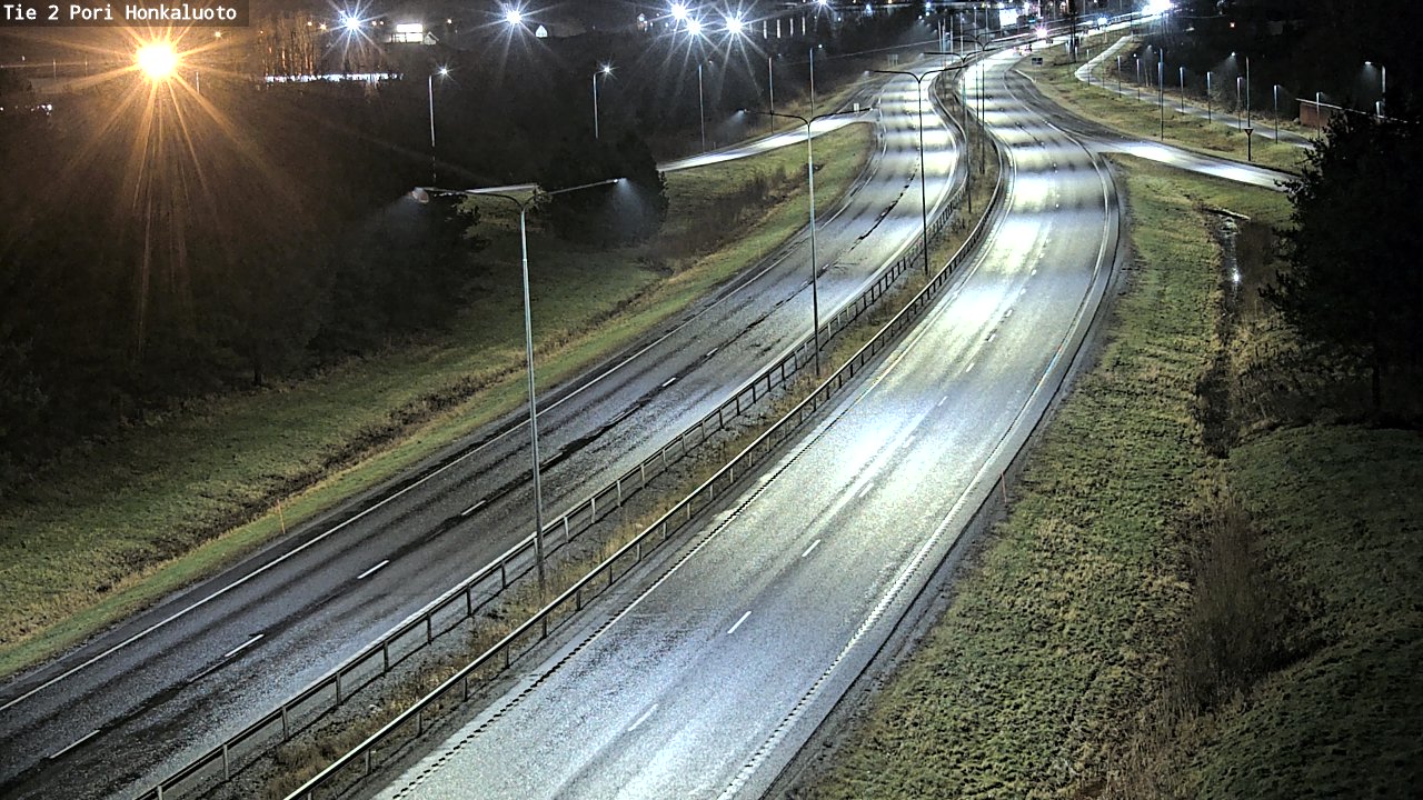 Weather Camera Image Väg 2 Björneborg, Honkaluoto, Pori, Satakunta