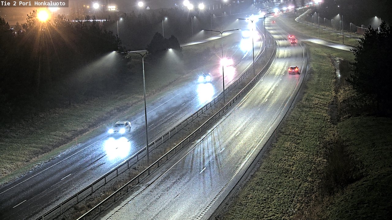 Weather Camera Image Väg 2 Björneborg, Honkaluoto, Pori, Satakunta