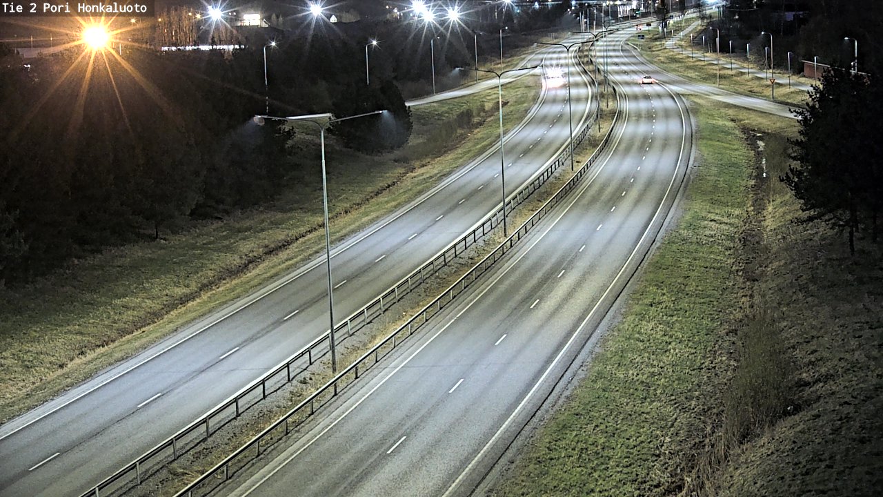 Weather Camera Image Väg 2 Björneborg, Honkaluoto, Pori, Satakunta