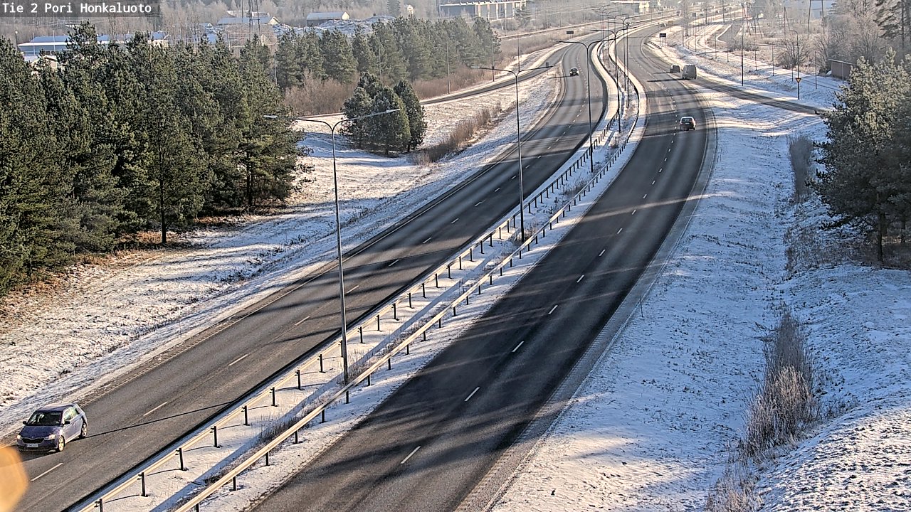 Weather Camera Image Road 2 Pori, Honkaluoto, Pori, Satakunta