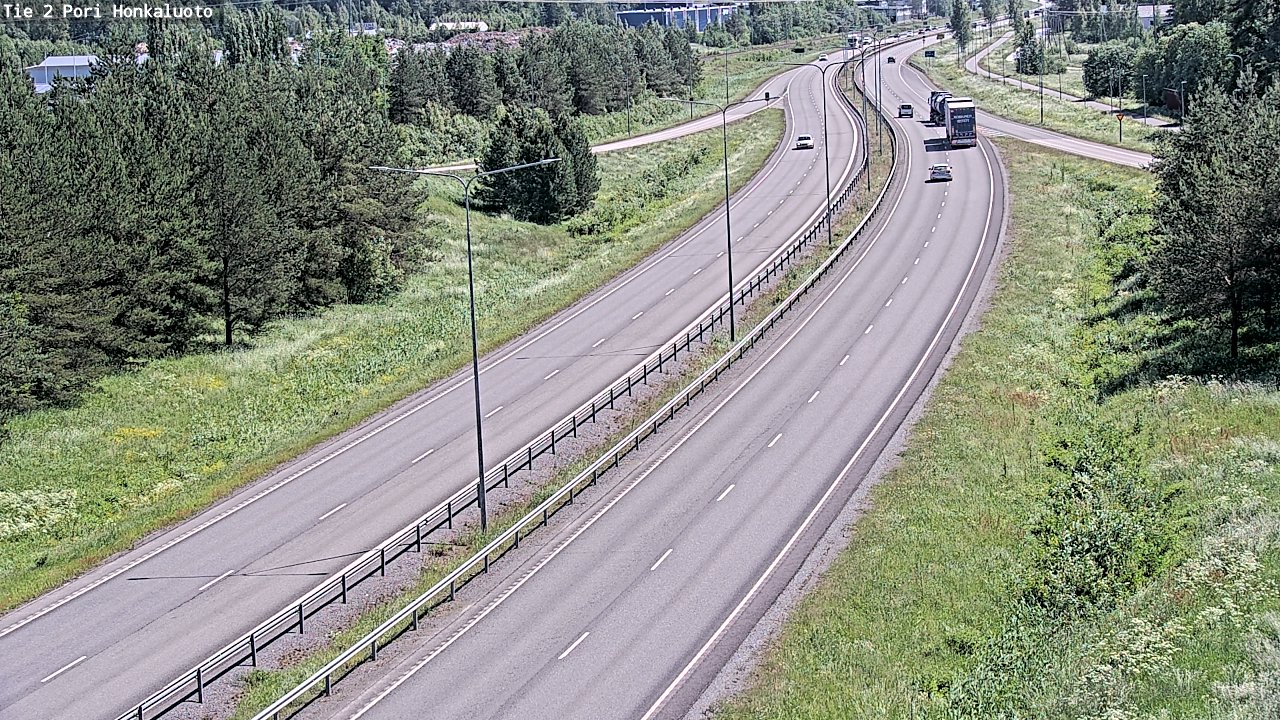 Weather Camera Image Väg 2 Björneborg, Honkaluoto, Pori, Satakunta