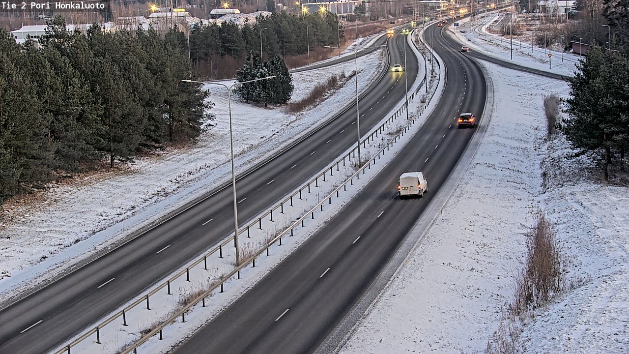 Weather Camera Image Road 2 Pori, Honkaluoto, Pori, Satakunta