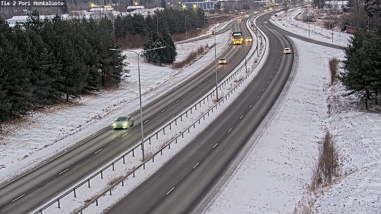 Kelikamerat Kuva Tie 2 Pori, Honkaluoto, Pori, Satakunta