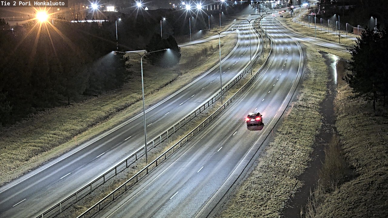 Weather Camera Image Road 2 Pori, Honkaluoto, Pori, Satakunta