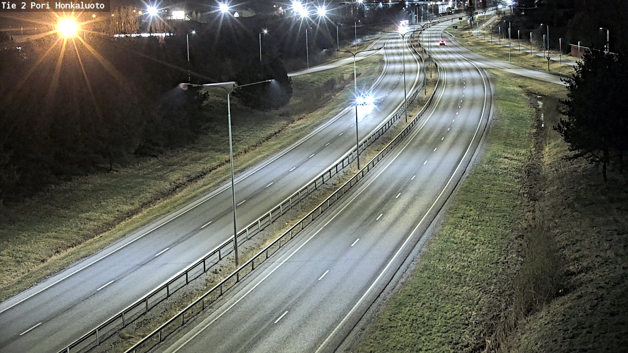 Weather Camera Image Väg 2 Björneborg, Honkaluoto, Pori, Satakunta