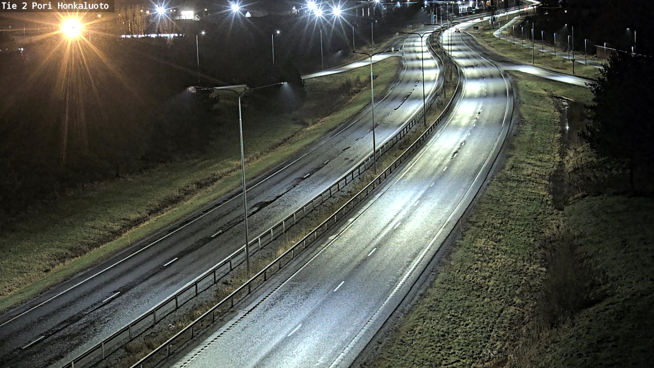 Weather Camera Image Väg 2 Björneborg, Honkaluoto, Pori, Satakunta