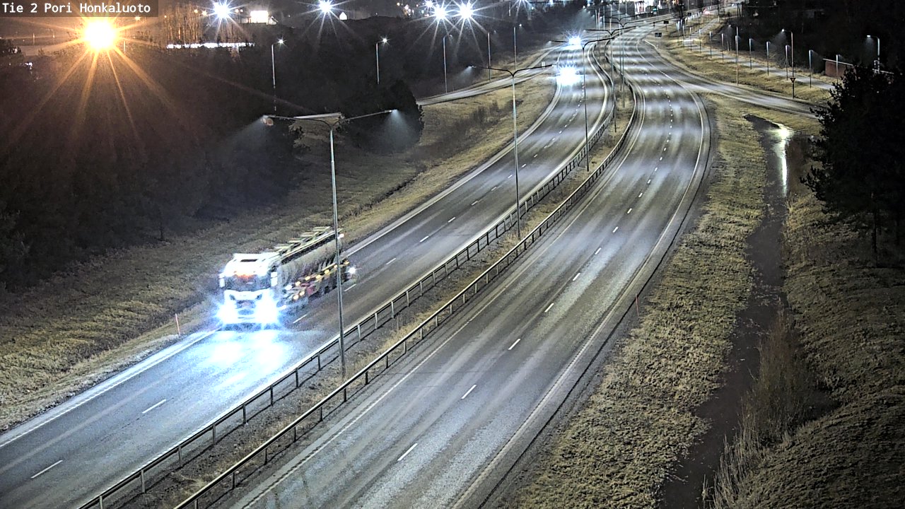 Weather Camera Image Road 2 Pori, Honkaluoto, Pori, Satakunta