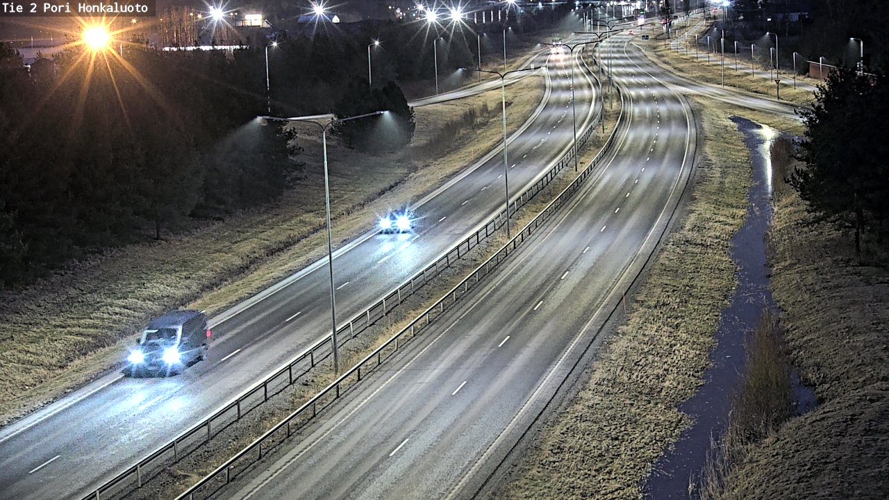 Weather Camera Image Road 2 Pori, Honkaluoto, Pori, Satakunta