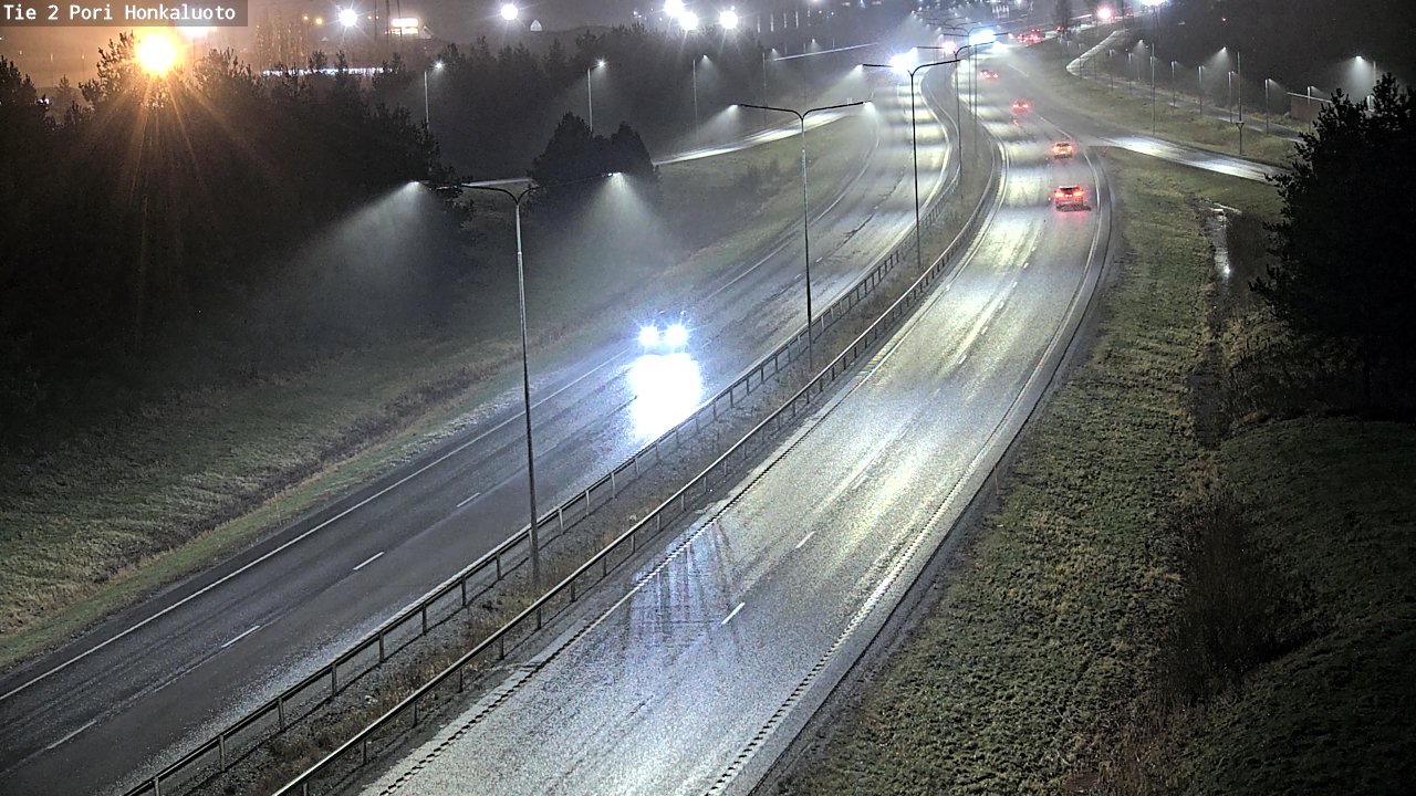 Weather Camera Image Väg 2 Björneborg, Honkaluoto, Pori, Satakunta