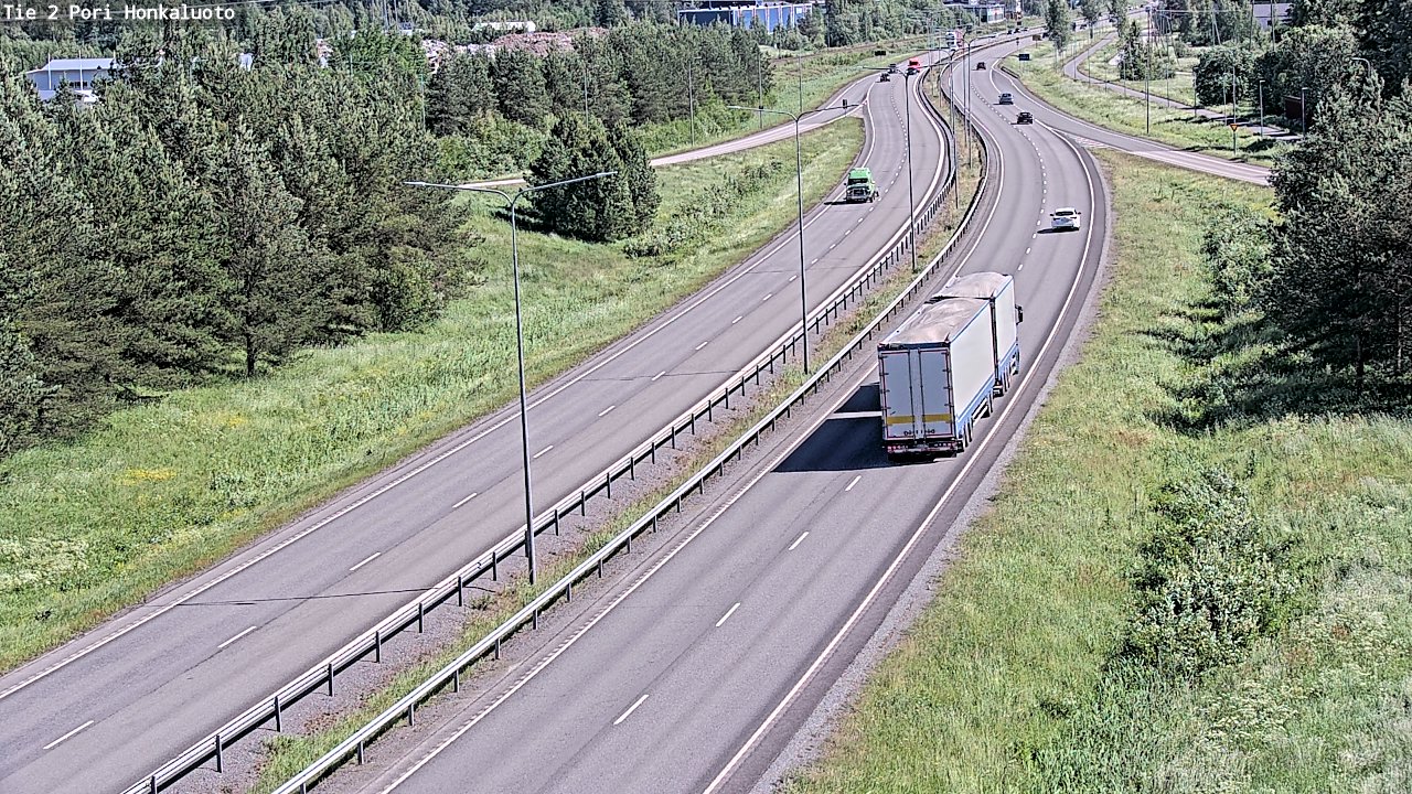 Weather Camera Image Väg 2 Björneborg, Honkaluoto, Pori, Satakunta