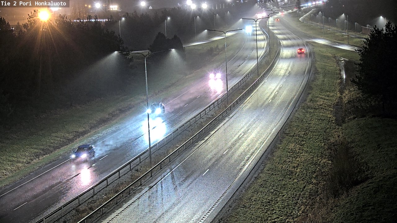 Weather Camera Image Väg 2 Björneborg, Honkaluoto, Pori, Satakunta