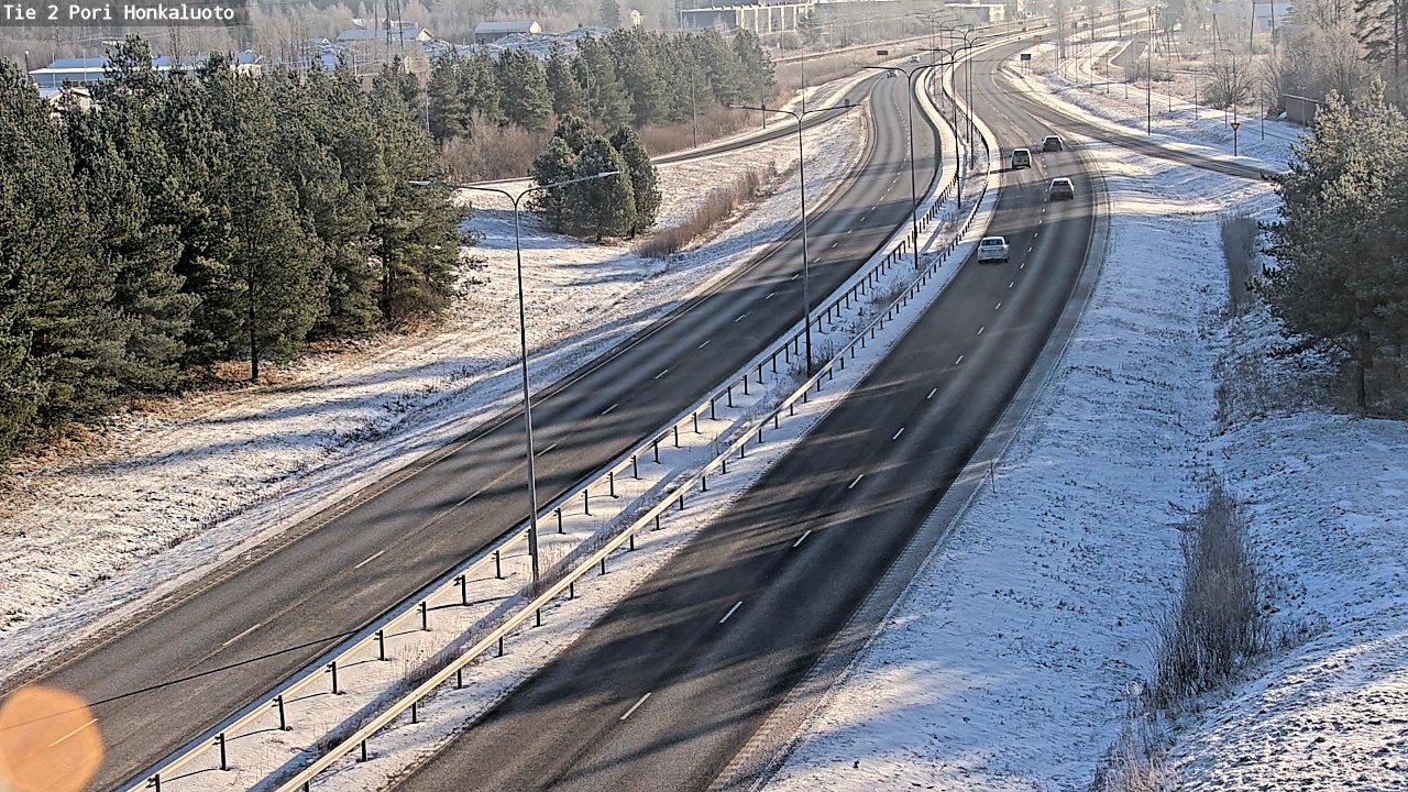 Weather Camera Image Road 2 Pori, Honkaluoto, Pori, Satakunta
