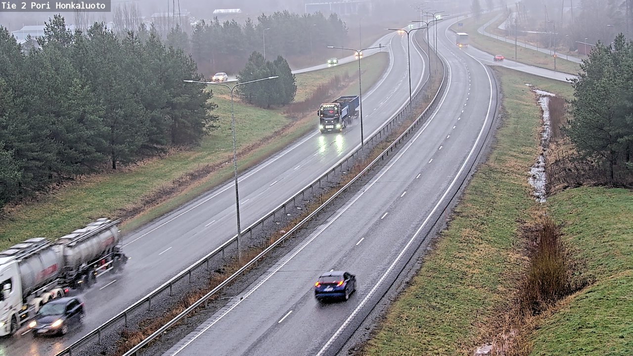 Kelikamerat Kuva Tie 2 Pori, Honkaluoto, Pori, Satakunta