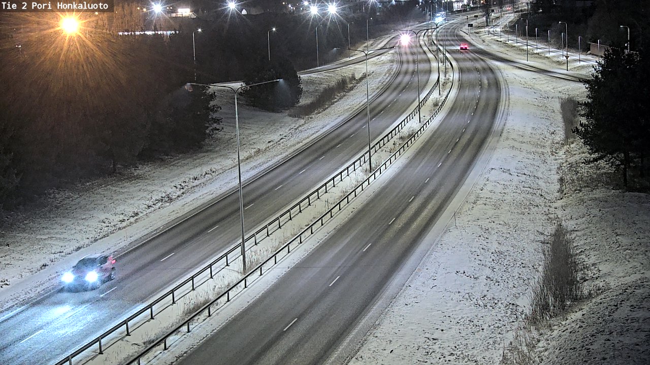 Weather Camera Image Väg 2 Björneborg, Honkaluoto, Pori, Satakunta