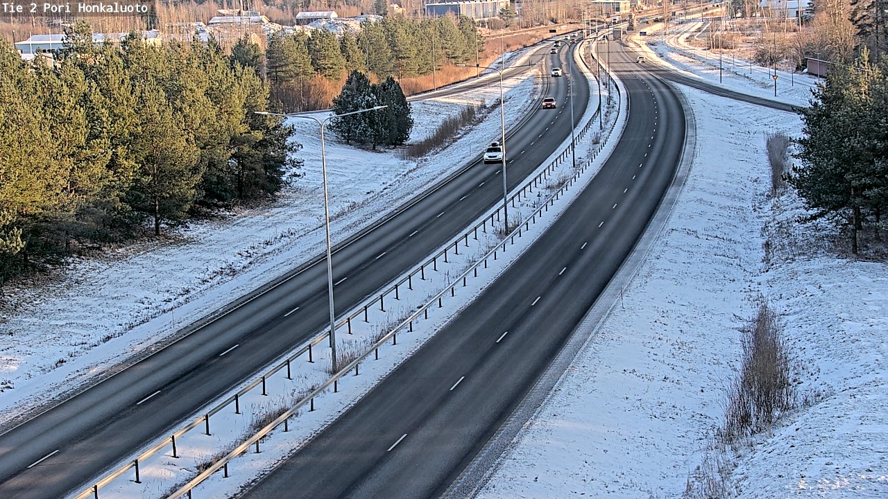 Weather Camera Image Road 2 Pori, Honkaluoto, Pori, Satakunta