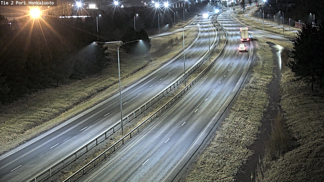 Weather Camera Image Road 2 Pori, Honkaluoto, Pori, Satakunta