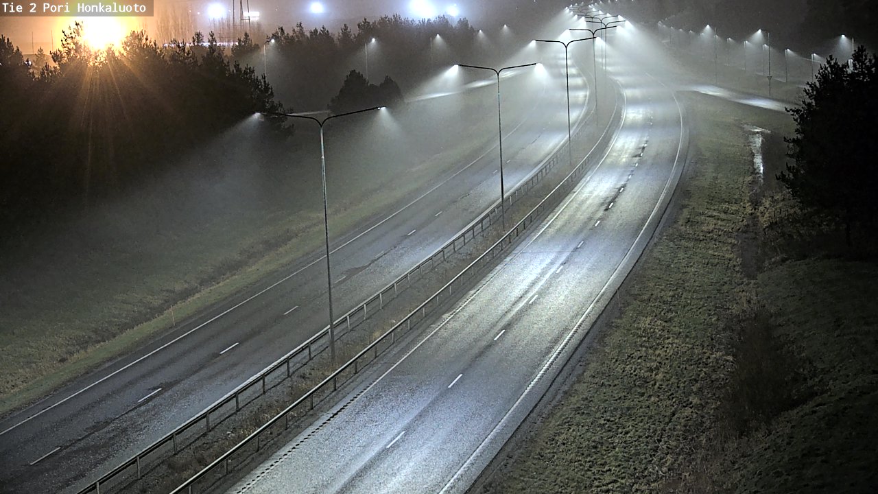 Weather Camera Image Väg 2 Björneborg, Honkaluoto, Pori, Satakunta