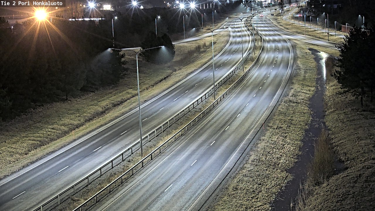 Weather Camera Image Road 2 Pori, Honkaluoto, Pori, Satakunta