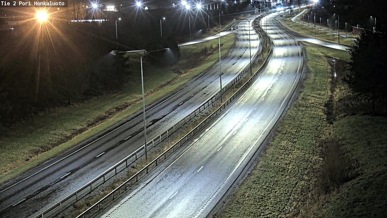 Weather Camera Image Väg 2 Björneborg, Honkaluoto, Pori, Satakunta