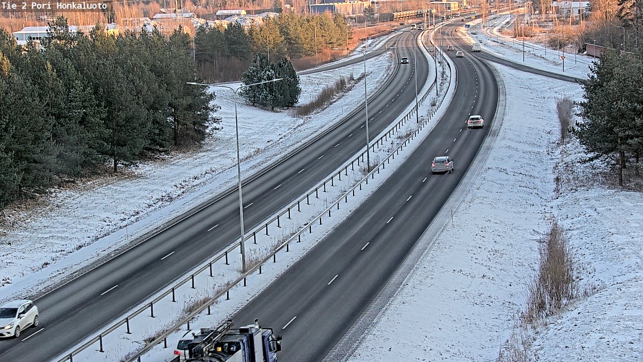 Weather Camera Image Road 2 Pori, Honkaluoto, Pori, Satakunta