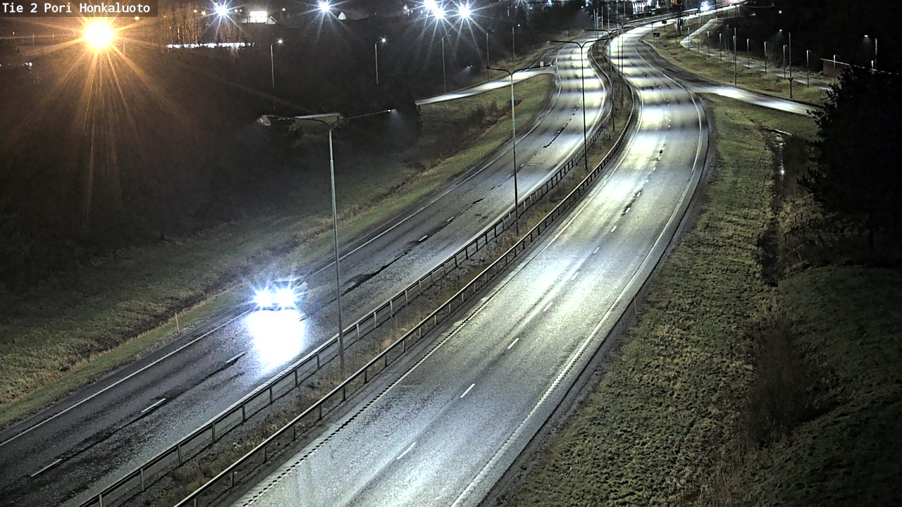 Weather Camera Image Väg 2 Björneborg, Honkaluoto, Pori, Satakunta