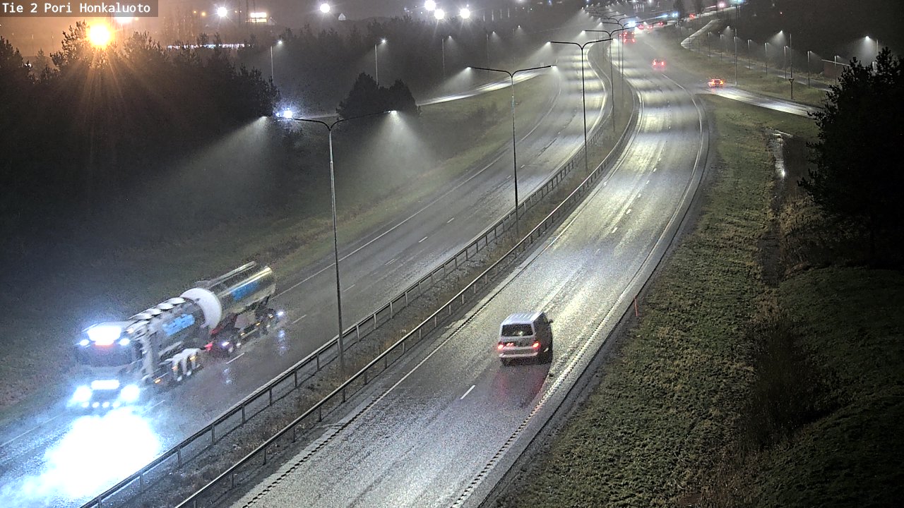 Weather Camera Image Väg 2 Björneborg, Honkaluoto, Pori, Satakunta